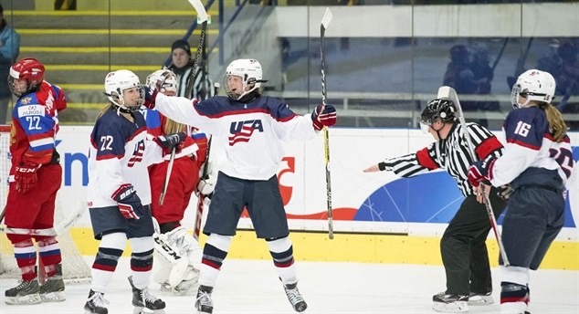 USA out-classes Russia 6-0